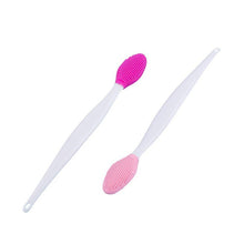 Load image into Gallery viewer, Double-Sided Silicone Exfoliating Lip Scrub Brush
